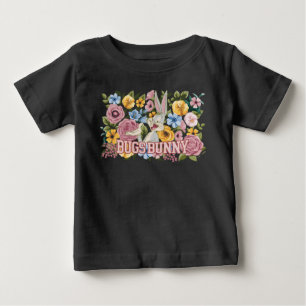 BUGS BUNNY™ Floral Embroidery Graphic Baby T-Shirt