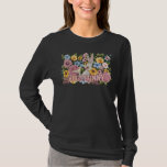 BUGS BUNNY™ Floral Embroidery Graphic T-Shirt<br><div class="desc">Check out BUGS BUNNY™ surrounded by flowers in this embroidery style graphic! Wear on a fun graphic tee,  grab on a cozy blanket,  or tote bag! Shop this design on even more custom Zazzle gifts!</div>
