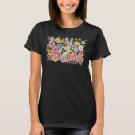 BUGS BUNNY™ Floral Embroidery Graphic T-Shirt<br><div class="desc">Check out BUGS BUNNY™ surrounded by flowers in this embroidery style graphic! Wear on a fun graphic tee,  grab on a cozy blanket,  or tote bag! Shop this design on even more custom Zazzle gifts!</div>