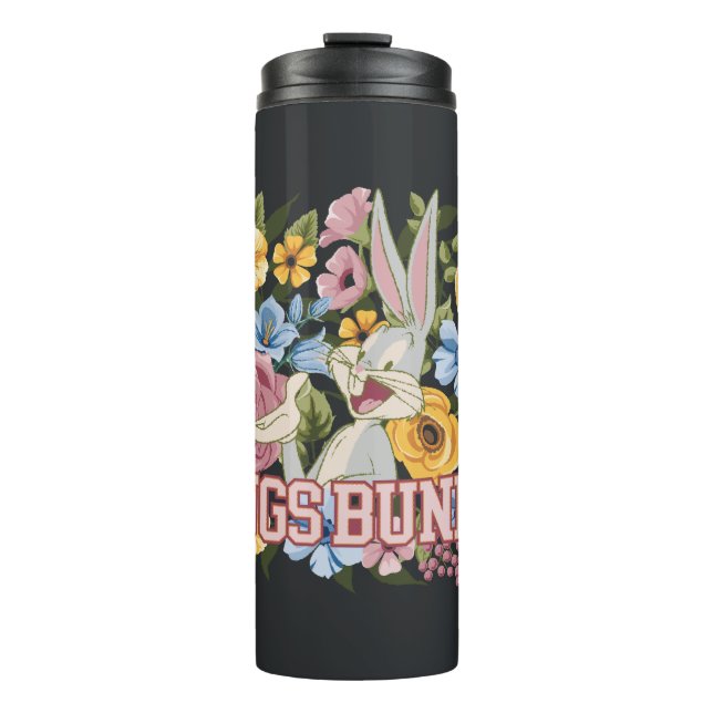 BUGS BUNNY™ Floral Embroidery Graphic Thermal Tumbler (Front)