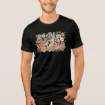 BUGS BUNNY™ Floral Embroidery Graphic Tri-Blend Shirt<br><div class="desc">Check out BUGS BUNNY™ surrounded by flowers in this embroidery style graphic! Wear on a fun graphic tee,  grab on a cozy blanket,  or tote bag! Shop this design on even more custom Zazzle gifts!</div>