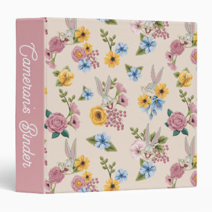 BUGS BUNNY™ Floral Embroidery Pattern Binder