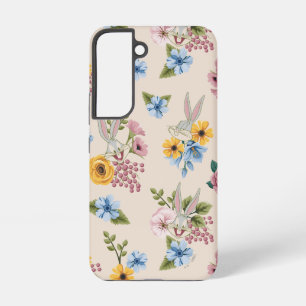 BUGS BUNNY™ Floral Embroidery Pattern Samsung Galaxy Case
