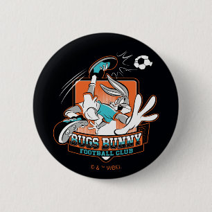 BUGS BUNNY™ Football Club Badge 2 Inch Round Button
