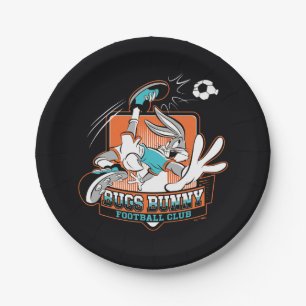BUGS BUNNY™ Football Club Badge Paper Plate