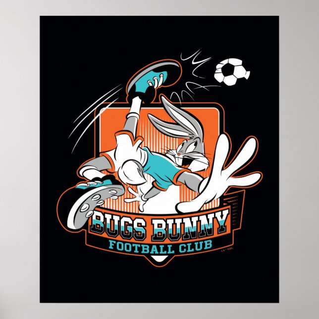 BUGS BUNNY™ Football Club Badge Poster (Front)