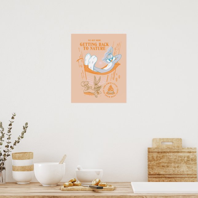 BUGS BUNNY™ Getting Back To Nature Poster (Kitchen)