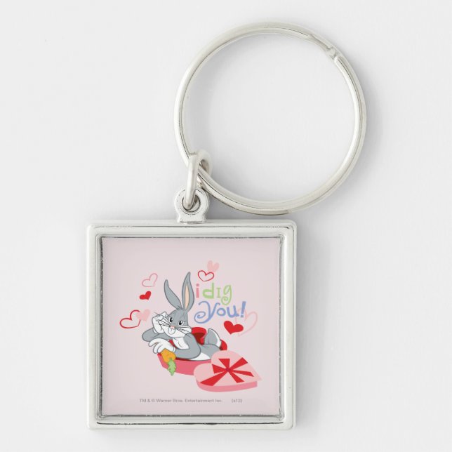 BUGS BUNNY™ I Dig You! Keychain (Front)