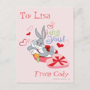 BUGS BUNNY™ I Dig You! Postcard