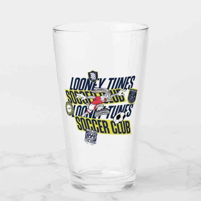 BUGS BUNNY™ LOONEY TUNES™ Soccer Club Glass (Front)