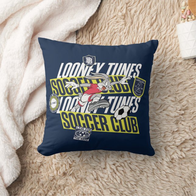 BUGS BUNNY™ LOONEY TUNES™ Soccer Club Throw Pillow (Blanket)