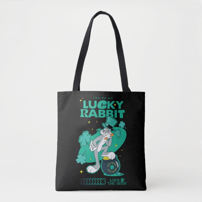 BUGS BUNNY™ Lucky Rabbit Tote Bag (Front)