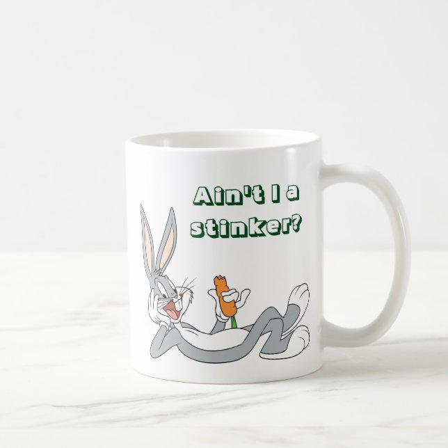 BUGS BUNNY™ Lying Down Eating Carrot Coffee Mug (Right)