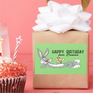 BUGS BUNNY™ Lying Down Happy Birthday Sticker