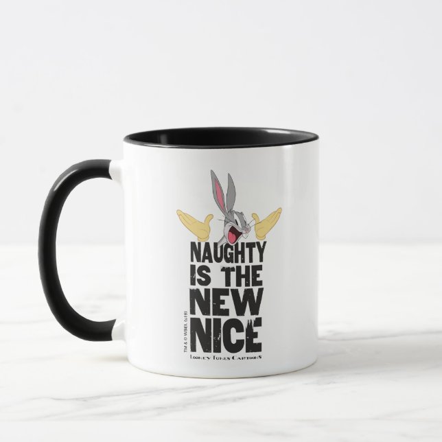 BUGS BUNNY™ "Naughty Is The New Nice" Mug (Left)