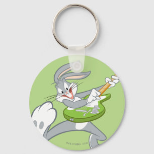 BUGS BUNNY™ Rocking On Guitar Keychain