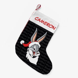 BUGS BUNNY™ Santa "Ho Ho Ho!" Small Christmas Stocking