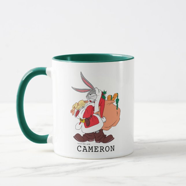 BUGS BUNNY™ Santa "My Side Hustle" Mug (Left)