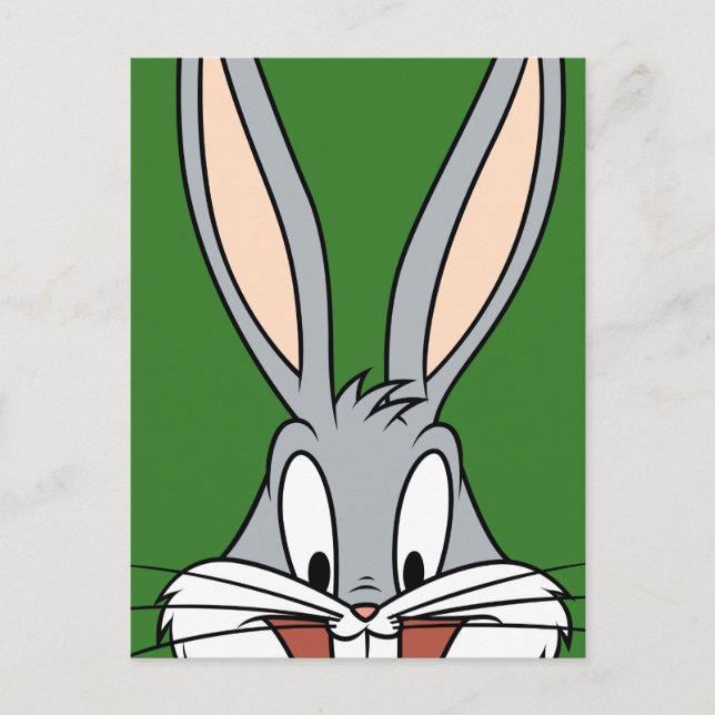 BUGS BUNNY™ Smiling Face Postcard (Front)
