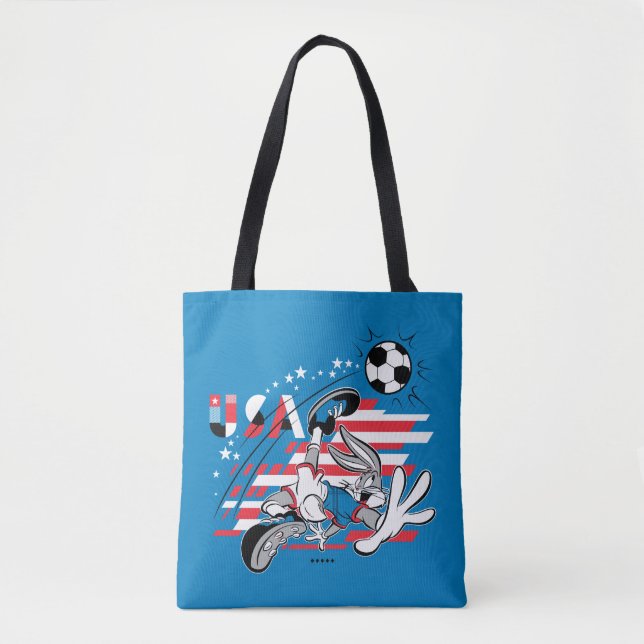 BUGS BUNNY™ Team USA Soccer Graphic Tote Bag (Front)