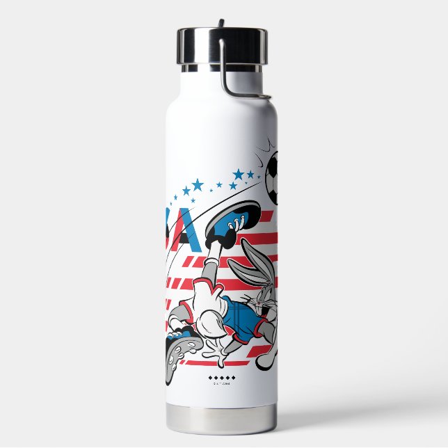 BUGS BUNNY™ Team USA Soccer Graphic Water Bottle (Left)