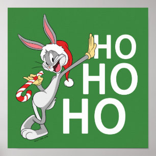 BUGS BUNNY™ With Candy Cane Poster