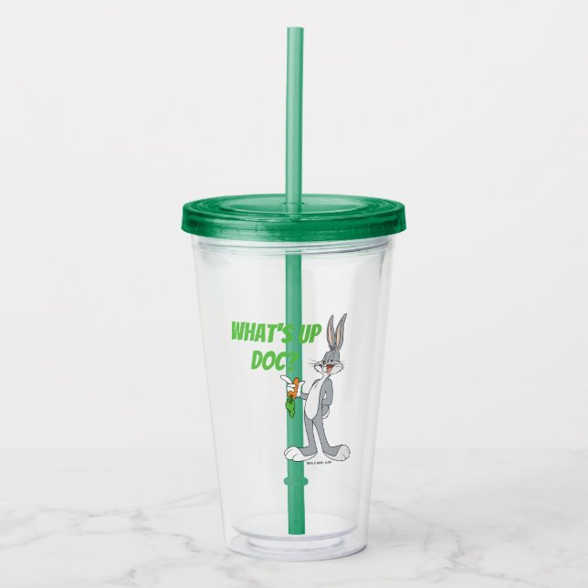 BUGS BUNNY™ With Carrot Acrylic Tumbler (Front)