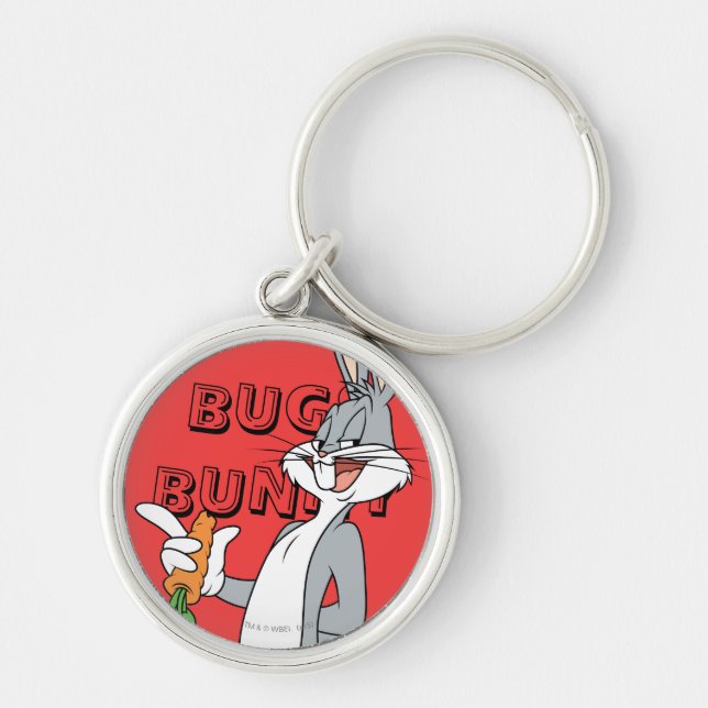 BUGS BUNNY™ With Carrot Keychain (Front)
