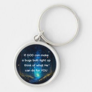 Bugs Butt Light Up Firefly Lightning bug Funny  Keychain