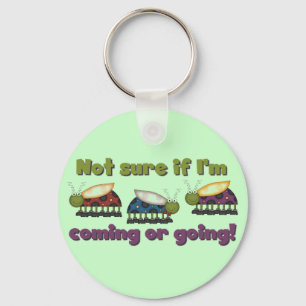 Bugs Coming and Going Tshirts and Gifts Keychain