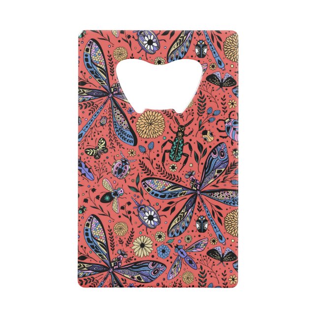Bugs de Doodle sur corail rouge (Devant)