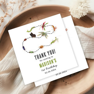 Bugs & Insects Vintage Birthday Party  Napkin