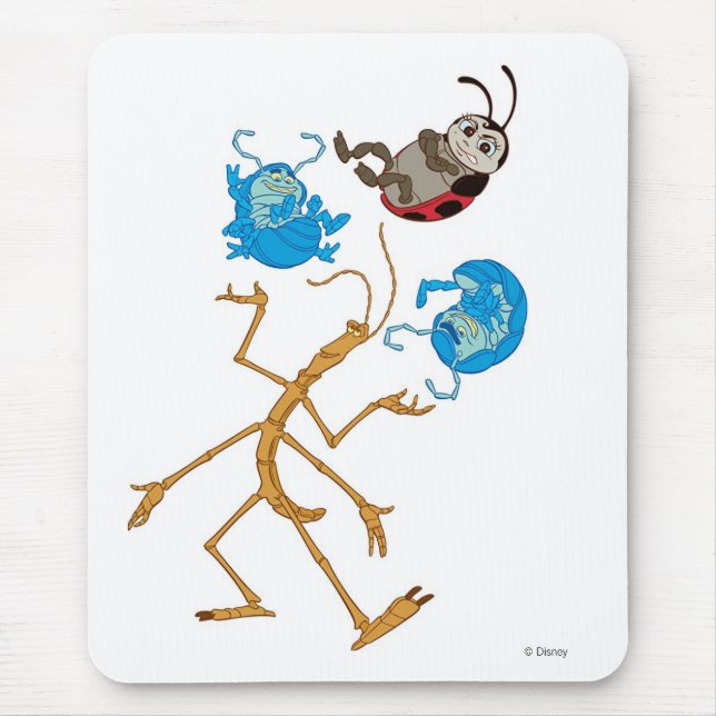 Bug's Life Circus Troupe Bugs Disney Mouse Pad (Front)