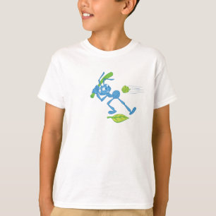 Bug's Life Flik playing baseball swinging bat T-Shirt