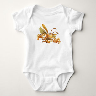 Bug's Life Hopper evil grasshopper flying grabbing Baby Bodysuit