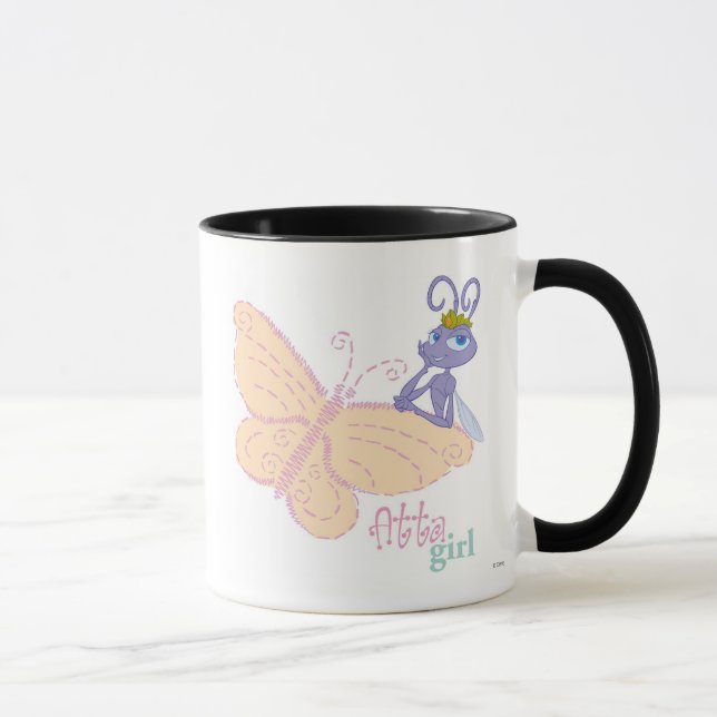 Bug's Life Princess Atta "atta girl" butterfly Mug (Right)