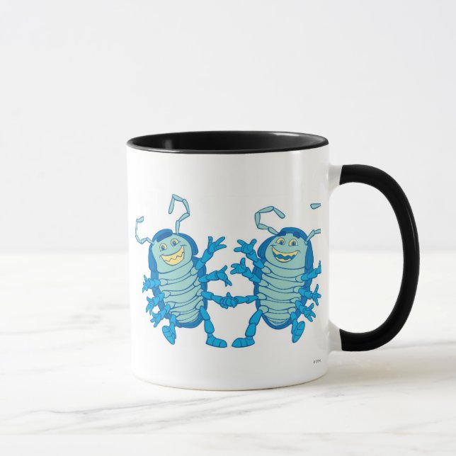 Bug's Life Tuck and Roll rollie pollies beetles Mug (Right)