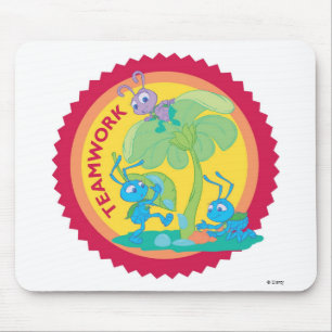 Bug's Life young ants teamwork Disney Mouse Pad
