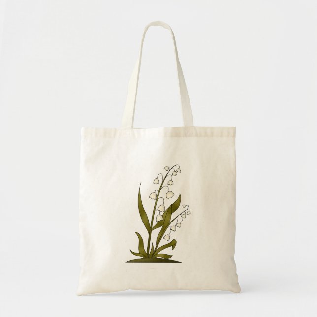 Bugs 'n' Blooms · Lily of the Valley Tote Bag (Front)
