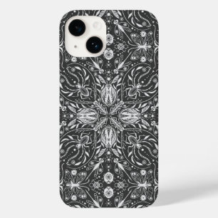 Bugs, off white on black Case-Mate iPhone 14 case