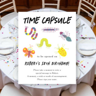 Bugs Time Capsule 1st birthday  Poster