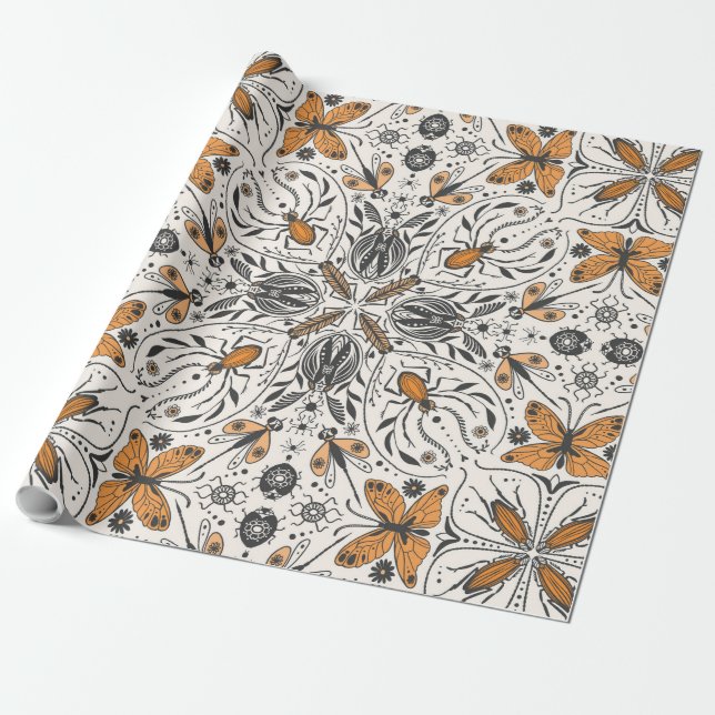 Bugs Wrapping Paper (Unrolled)