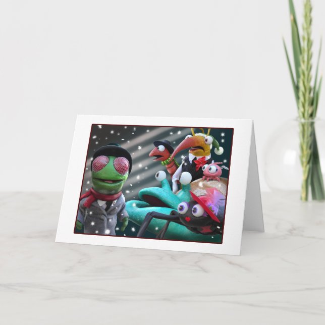 Bugsy Christmas card (Front)