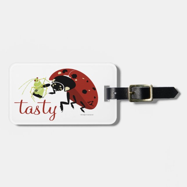 Bugzter - Lady Bug Tasty Luggage Tag (Front Horizontal)