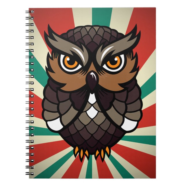 Búho De La Suerte Notebook (Front)