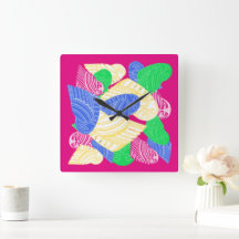 BUHO HELADO wall clock