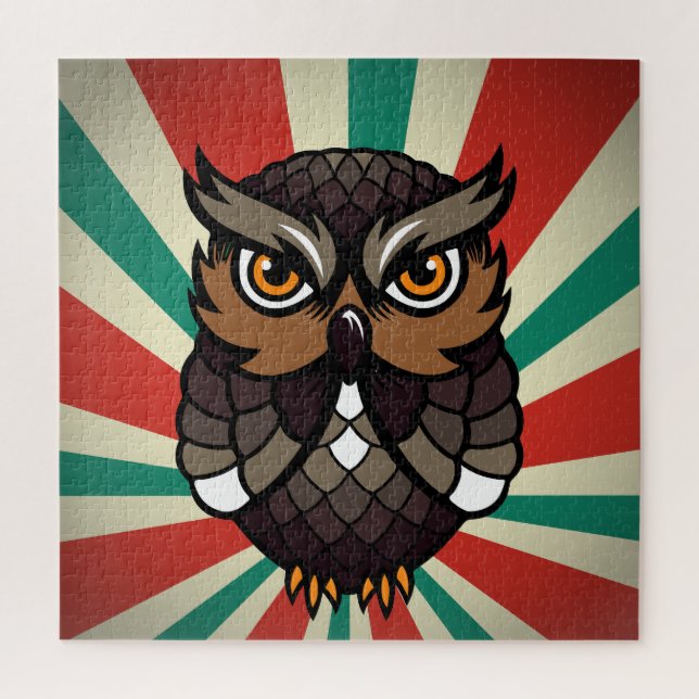 Búho  jigsaw puzzle (Vertical)