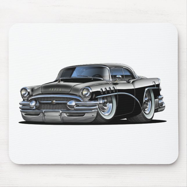 Buick Century Black Car Mouse Pad (Front)
