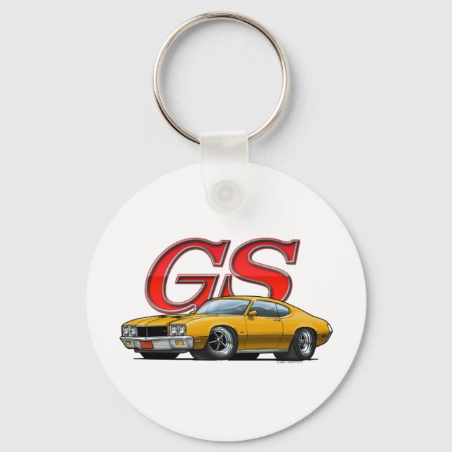 Buick GS_gold Keychain (Front)