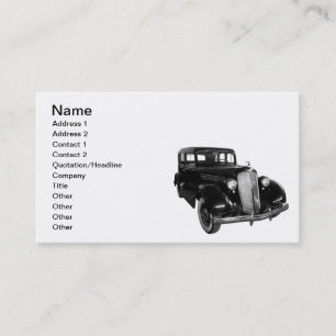Buick Series 40 Business Card